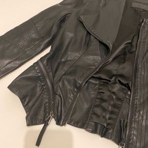 Vegan leather jacket
